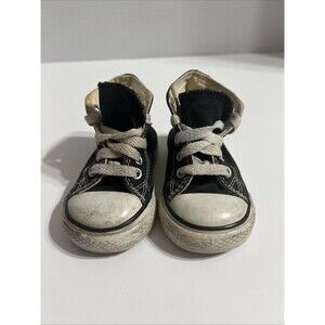 Toddler Converse Black High Top Chuck Taylor’s Size 4 Kids